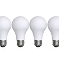 4-pack of 60W Equivalent LED Light Bulbs A19 Soft White 2700K Non Dimmable 800 Lumens 8W Replacement with E26 Base