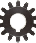 Spur Gear With 14.5 Degree Pressure Angle, 16 Pitch, Half Inch Bore, Two and a Half Inch Outer Diameter, Half Inch Face Width, 38 Teeth