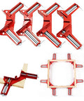 4 Pack Right Angle Clamps For 90 Degree Corners Picture Frame Supports Glass And Woodworking DIY Tools shown with usage example