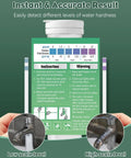 Hard Water Test Kit With 200 Strips For Calcium And Magnesium 0 To 425 PPM Fast Easy To Read Color Chart for home use with taps