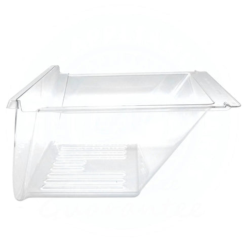 Replacement Meat Pan Crisper Bin For Frigidaire Refrigerators Fits 240364503 AP2116109 clear side view