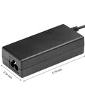 44 Volt 1.8 Amp Universal Charger For 36 Volt SLA Batteries with dimensions 5.16 x 2.24 x 1.22 inches, ideal for electric scooters.