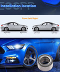Front Wheel Hub And Bearing Assembly 510055 Direct Fit OE Quality location guide and product image for installation on cars.