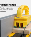 GRR-RIPPER 2GO push block, yellow/green plastic, for routers, jointers and table/band saws