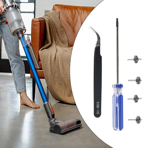 Widened Rollers And Axles Wheels For Robot Vacuum Protect Floors On Carpets Easy Install Replacement Parts screwdriver