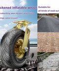 Heavy Duty Industrial Swivel Caster Wheels, Badass Rubber Replacement Tires For Workbenches And Rolling Carts, Puncture Resistant Shock Absorbing Construction That Rolls Smooth Under Heavy Loads Daily on rugged terrain.