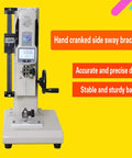 High Precision Digital Force Gauge With Manual Test Stand And Hand Wheel Push Pull Gauge For Tension And Compression Testing 8.6 Inch Stroke Clear Display Real Time Displacement Ball Screw Build ZP3000N hand-cranked stand with LCD and stable base