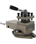 Upgraded At300 Lathe Tool Post Assembly Boasting Rock Solid Construction With Sweet 10 Second Quick Change Action and Flawless 360 Degree Rotating Table