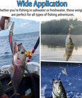 Different fish caught using Pyramid Sinkers Fishing Weights Kit for Saltwater Surf Fishing Lead Sinkers Set in 1oz to 4oz.