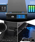 Portable Fingerprint Gun Safe For Handgun With Three Quick Access Methods Including Fingerprint Digital PIN And Physical Key features