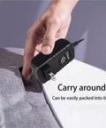 Hand holding Charger Adapter For EXTECH FLIR I3 I5 I7 Thermal Imaging Infrared Cameras, showing compact design for easy carrying.