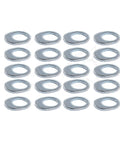 20-piece chrome offset wheel washer set for Uni-Lug Keystone Cragar S/S wheels