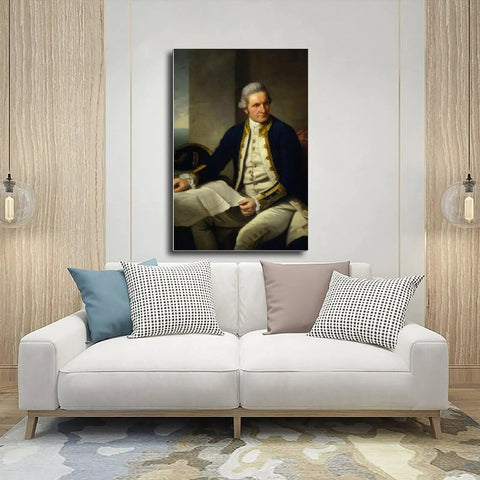 Captain James Cook Canvas Poster For Modern Home Walls In Kitchens Bathrooms Bedrooms Offices And Other Spaces 20x30 Inch