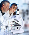 High Power Monocular Compound Microscope For Home School Science Labs With 12000X To 50000X Magnification, Kid Friendly Hands On Learning, Real Time Observation, Perfect For Students And Curious Kids in lab setting