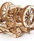 Build A Legit Working Vehicle Differential System With This Hands On Wooden Model Kit, detailed wooden gear model demonstrating mechanics.
