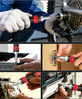 Ratcheting Screwdriver Set 26 In 1 With Double Ended CRV Bits Magnetic Demagnetizer in use on bike and home repairs