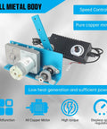 DC 24V Linear Actuator Reciprocating Motor With Adjustable Swing 20 To 120 Degrees And 275 RPM Speed Regulator, metal body