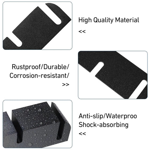 Close-up of 20 Pcs Door Hinge Shims Set with stainless steel coated spacers, highlighting rustproof, durable material features.