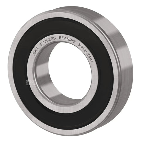 No Nonsense Heavy Duty Washer Tub Bearing And Seal Kit Replaces W10253866 WH45X10071 close-up of ABEC-3 bearing with rubber seal.