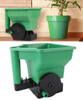 3L Handheld Lawn and Garden Spreader for easy seeding and fertilizing, lightweight seed and fertilizer spreader tool with flow control