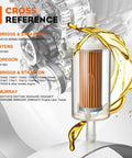Inline Gas Fuel Filter For Briggs Stratton John Deere Craftsman Troy Bilt MTD Lawn Mowers And Tractors One Quarter Inch Replacement Filter