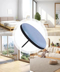 Silent Chair Leg Glides 20 Pack Reusable Floor Protection Pads in various home settings showing round and square chair bottoms.