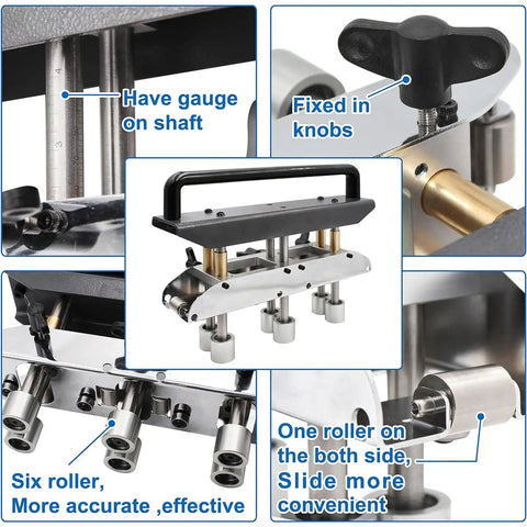 Features of Heavy Duty Three Station Roller Bender For Metal Roofing Materials Bends 0 To 90 Degrees Handles 0.3 To 1.0 mm Metal Plates