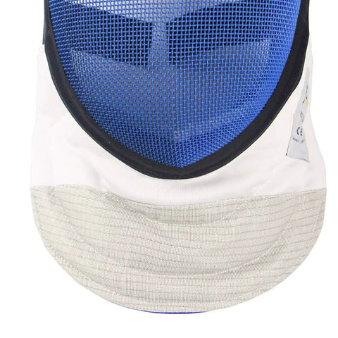 Close-up of Fencing Foil Mask Helmet CE 350N Certified National Grade Masque with waterproof lining and high strength shell