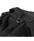 Close-up of black 40L Tactical Backpack With MOLLE System, Heavy Duty Military Style 3 Day Assault Pack For Hiking And Camping, Water Resistant Army Backpack
