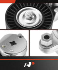Serpentine Belt Tensioner Assembly With Pulley For Toyota Camry 2012 2017 RAV4 2009 2018 close-up components view