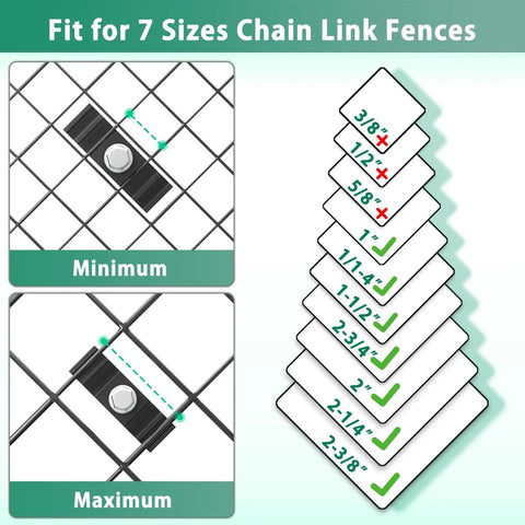 Chain Link Fence Sign Mount Bracket Set 12 Pack Fastener Clips For Standard Fence Sign Mounting And Banner Display Durable Plastic With Stainless Steel Bolt For Secure Easy Attachment fitting guide