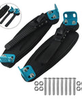 Adjustable Foot Strap For Electric Skateboard Ultra Secure Fit For Longboards And Off Road Models Blue Durable Rubber Nylon Belt with screws