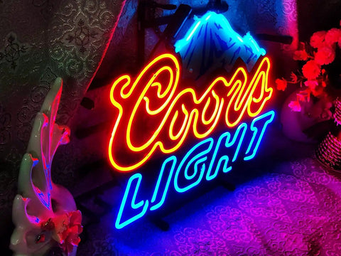 Beer Neon Sign 17x13 Inch Wall Light For Home Bar Garage Man Cave Multicolor Neon Mood Lighting Striking Dope Neon Sign