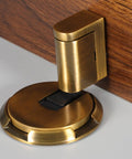 heavy duty windproof mechanical door stopper with adhesive install zinc alloy floor gate hardware adjustable height 10 to 20 mm holds open for high traffic doors and gates prevents slamming outdoor use