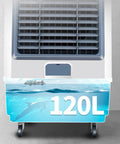 High Performance Swamp Cooler Delivers Instant Chill Without Breaking The Bank Portable Evaporative Air Conditioner with 120L water tank.