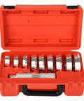 All In One Bearing Race And Seal Driver Set With 9 Adapters And 5.5 Inch Handle For Easy Axle Seal Install Includes 9 Collar Discs