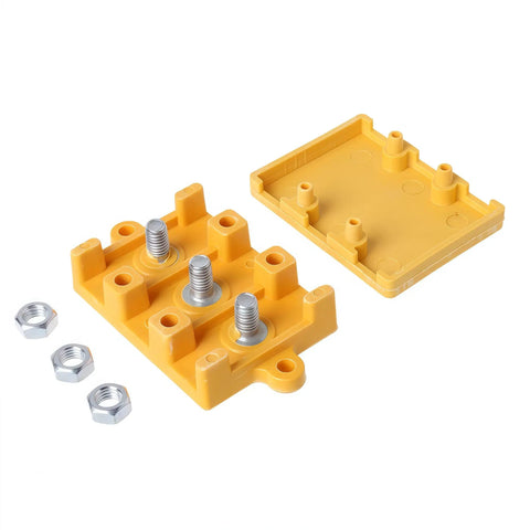 Five Post Junction Box For Electric Bike Controller And Battery Wire Connectors Insulated Bakelite Housing Built Tough For Phase Wires Safe Cable Management Easy Install And Durable E Bike Motors