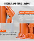 Heavy Duty Hydraulic Long Ram Jack 4 Ton Engine Hoist Cylinder With Single Piston Pump And Flat Base For Engine Lifts overview