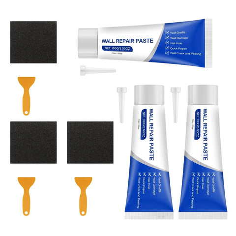 Fast Drying Drywall Repair Kit With Scraper For Holes And Cracks Easy Wall Repair Paste Tube Quick Mending Agent For Home Renovations