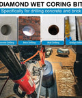 Heavy Duty Wet Diamond Core Drill Bit 8 Inch Diameter With 15 Inch Drilling Depth for concrete and brick use