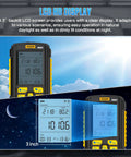 Digital Vacuum Gauge For HVAC With Leak Test And Evacuation Mode, 0-2000 mbar Range, Auto Evacuation For Moisture Removal, Real-Time Delta P Tracking, Four-Unit Display For Quick Pressure Checks, 3-inch LCD