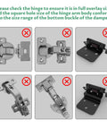 Cabinet Hinge Damper Pack Of 20 For Blum Straight Arm Full Overlay Hinges With Nickel Plated Finish Replaces 973A0500.01 Dampers