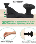 Hidden Fastener Installation Tool for Trex Hidden Fasteners and Composite Decking with star drive bit, close-up view