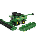 One Sixty Fourth Scale S7 900 Combine With Interchangeable HDF40 Grain Head And CF12 Folding Corn Head Farm Show Edition model
