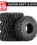 Stack of King Trekker 1.9 Inch S5 All Terrain Tires For One Tenth Scale Crawlers 118x42mm Ultra Grip Premium Soft Compound For Off Road Climbing And Tough Trails