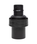 Close-up of connector for 12 Foot Vacuum Hose With 1.5 Inch Connector, Heavy Duty Vinyl Build For Flexible Reach And Easy Maneuverability