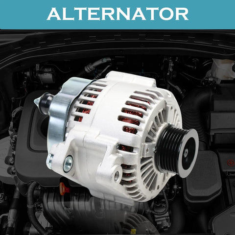 Alternator Replacement Kit For 2006 To 2012 V6 SUVs And Minivans Including Sorento Sedona Borrego Veracruz Santa Fe Sonata