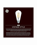 Retro Edison Style LED Bulbs Two Pack With Clear Glass Warm Candle Glow Six Watt LED Equivalent To Sixty Watt Dimmable Medium Base