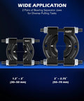 2 In 1 Bushing Driver And Bearing Press Kit With 2 Inch And 3 Inch Jaws 5 Ton Capacity Bearing Separator Heavy Duty Wheel Bearing Puller Set
