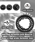 Beefed Up Hardened Steel Spur Gear Set With 18T 20T And 22T Pinions for X Maxx One Fifth, XO One, One Tenth Maxx, E Revo Two Point Zero VXL